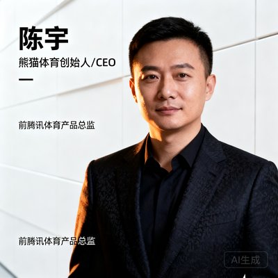 熊猫体育创始人陈宇,CEO,前腾讯体育产品总监