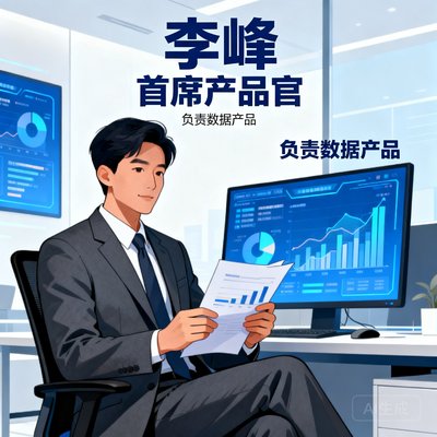 李峰,首席产品官,负责数据产品